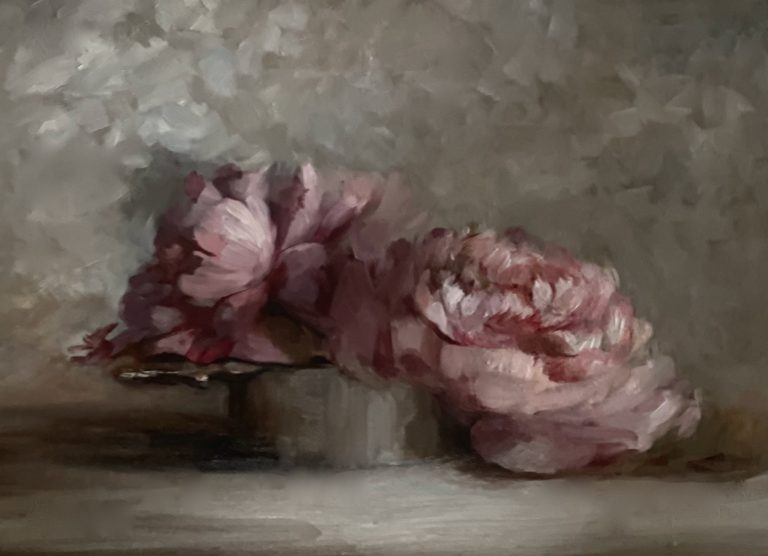 Read more about the article Peonies in a Dutch Porringer