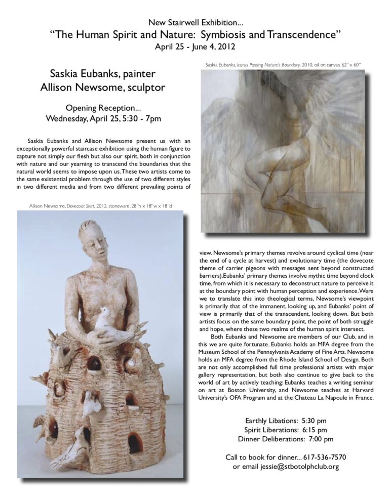 Read more about the article Exhibiting at the St. Botolph Club, Boston
